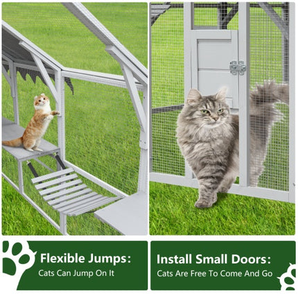 Large Outdoor Cat Enclosure