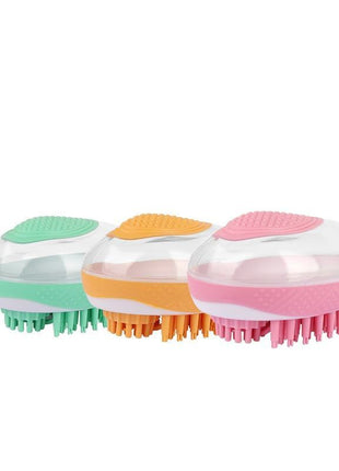Dog Cat Bath Brush 2-in-1 Pet SPA Massage ⭐