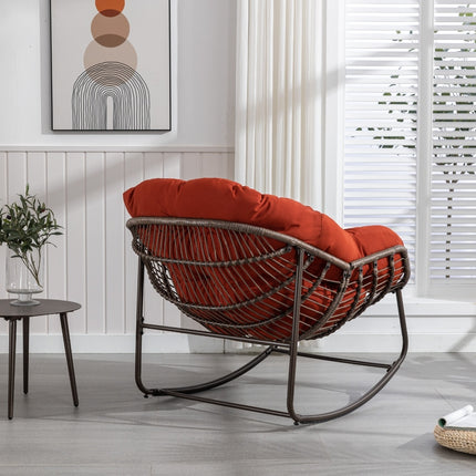 Outdoor Rattan Rocking Chair