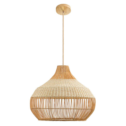 Japanese Rattan Pendant Light