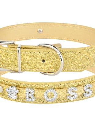 Personalized Alphabet Dog Collar