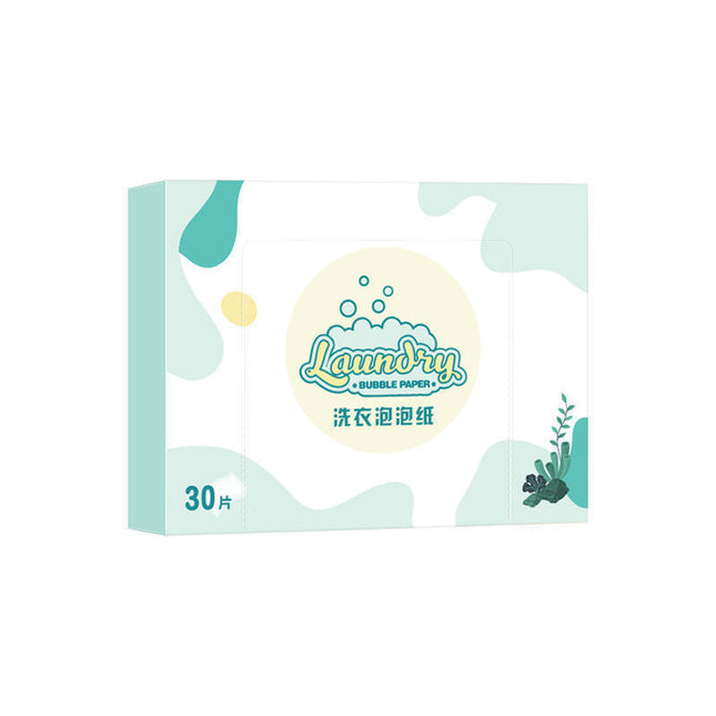 Laundry Bubble Paper Cleaning And Stain Removal