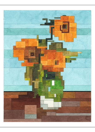 Floral Architectural Wall Art