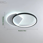 Negro / 40 centímetros / luz blanca
