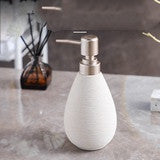 Artículos de baño de cerámica cepillada retro hechos a mano