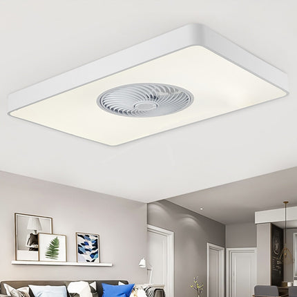 Lámpara de ventilador nórdica para salón, dormitorio y comedor.