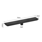 10x50cm Black