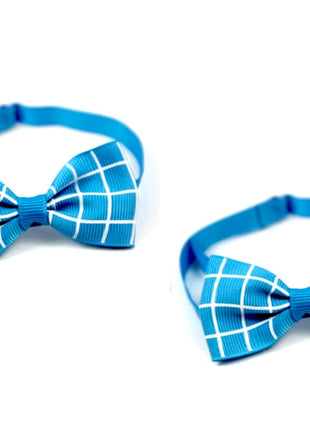 Corbata a cuadros para mascotas, bufanda para gatos y perros, accesorios para mascotas