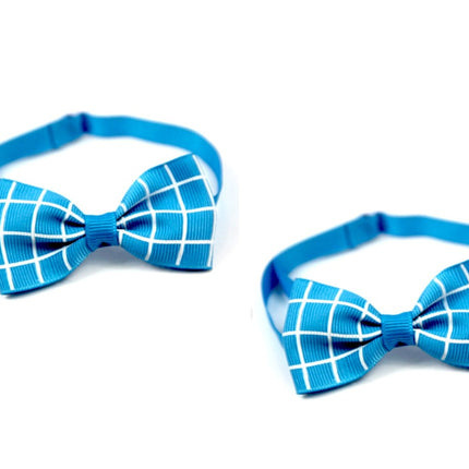 Corbata a cuadros para mascotas, bufanda para gatos y perros, accesorios para mascotas