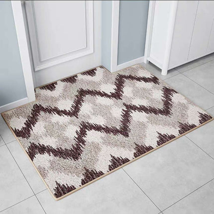 Modern Minimalist Home Entrance Floor Mats Custom Human Door
