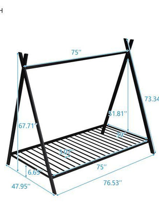 House Floor Bed Frame