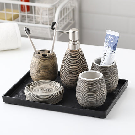 Retro Ceramic Bathroom Set