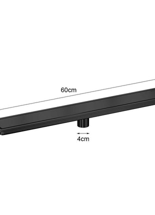 Desagüe de suelo para ducha de baño rectangular de acero inoxidable