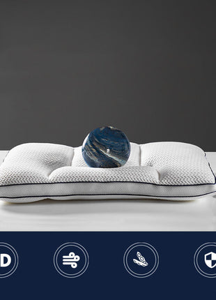 Almohada de soja antibacteriana y antiácaros que ayuda a dormir.