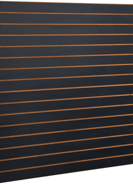 Black Garage Slatwall Panels