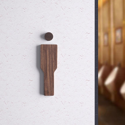 Solid Wood Men's And Women's Bathroom