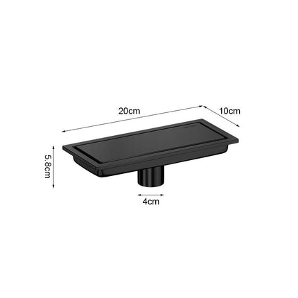 Stainless Steel Rectangular Bathroom Shower Floor Drain