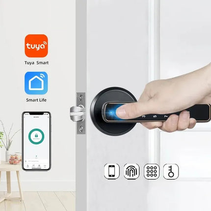 Tuya Fingerprint Door Lock With Lock Smart Fingerprint Door