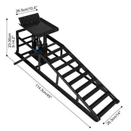 Hydraulic Car Ramps, 2 Pack Car Ramp High Lift
